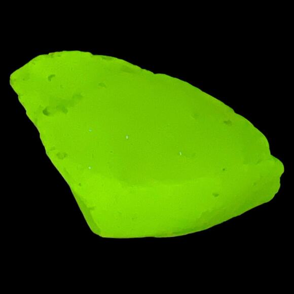 Opalescent Art Glass Cullet Glowing Manganese Slag Glass #5GL39 - Picture 1 of 7